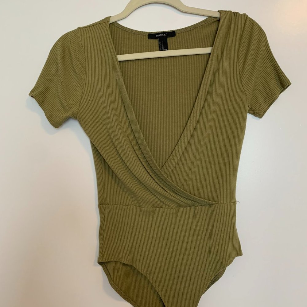 V Neck Bodysuit